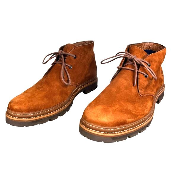 Timberland Men’s Port Union Brown Leather Chukka Boot Size US 10.5 - Picture 6 of 11